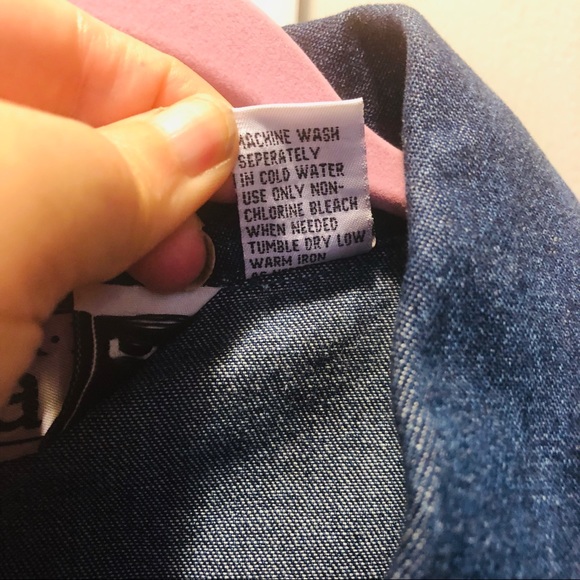 Keren Hart Embroidered floral Jean Jacket XXL - Picture 8 of 8